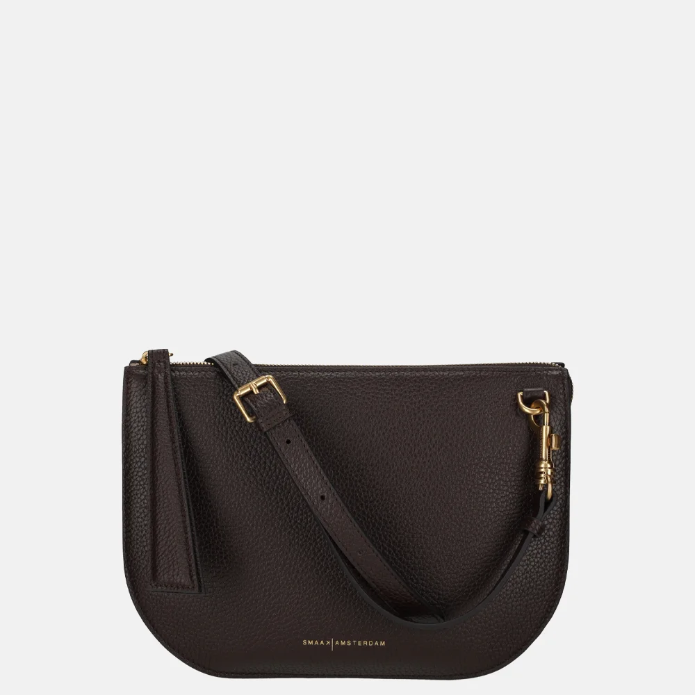 Smaak Amsterdam Silke crossbody tas dark chocolat